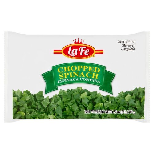 La Fe Chopped Spinach, 32 oz