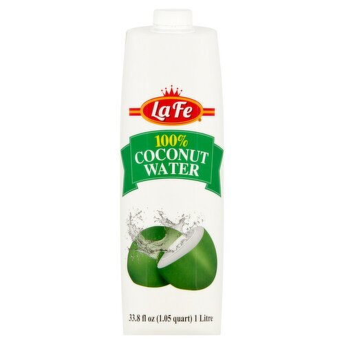 La Fe 100% Coconut Water, 33.8 fl oz