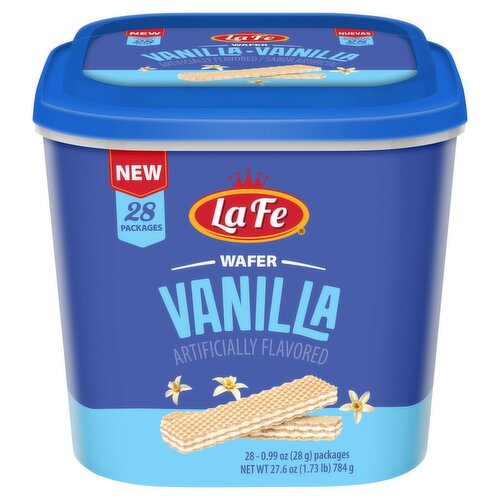La Fe Vanilla Wafer, 0.99 oz, 28 count