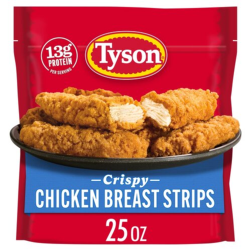 Tyson Crispy Chicken Breast Strips, 25 oz