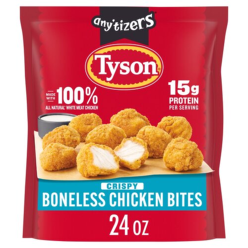 Tyson Any'tizers Crispy Boneless Chicken Bites, 24 oz