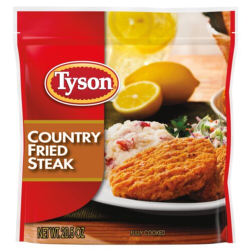 Tyson Country Fried Steak Beef Pattie Fritters, 20.5 oz