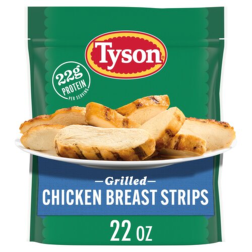 Tyson Grilled Chicken Breast Strips, 22 oz