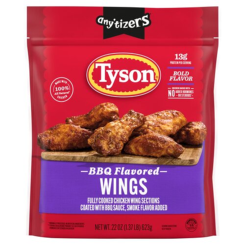 Tyson Any'tizers BBQ Flavored Wings, 22 oz