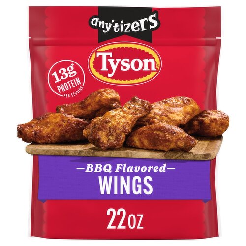 Tyson Any'tizers BBQ Flavored Wings, 22 oz