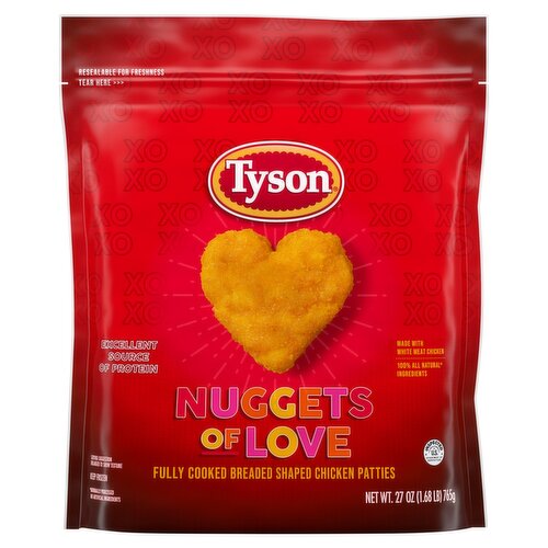 Tyson Nuggets of Love, 27 oz