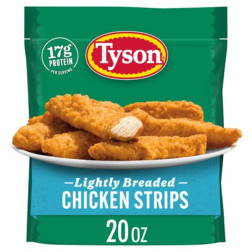 Tyson Lightly Breaded Chicken Strips, 20 oz