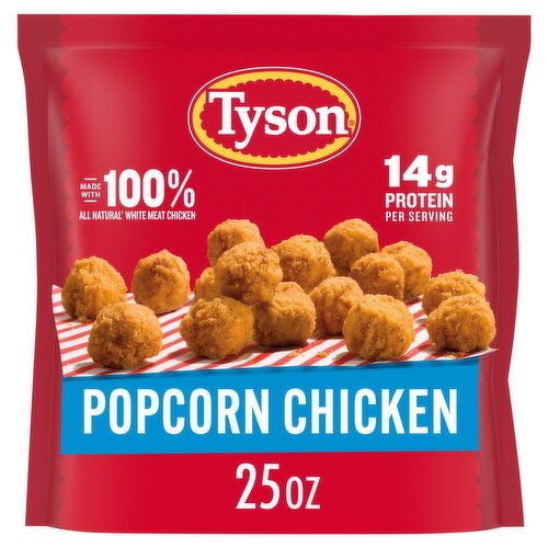 Tyson Popcorn Chicken, 25 oz