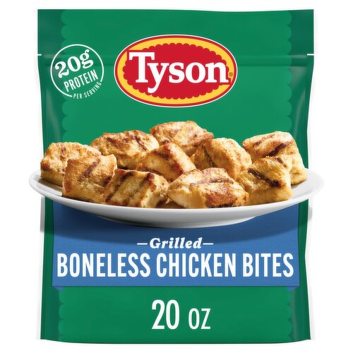 Tyson Grilled Boneless Chicken Bites, 20 oz