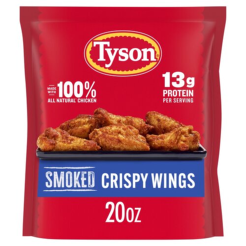 Tyson Frozen Smoked Crispy Wings, 20 oz