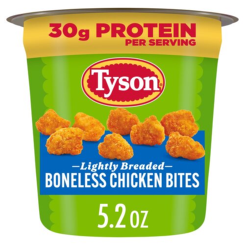 Tyson Lightly Breaded Boneless Chicken Bites, 5.2 oz