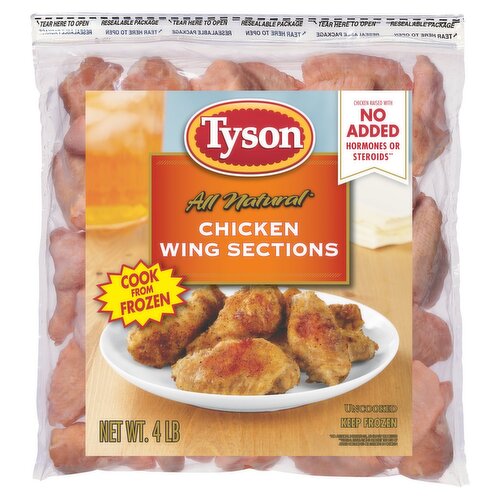 Tyson Chicken Wing Sections, 64 oz