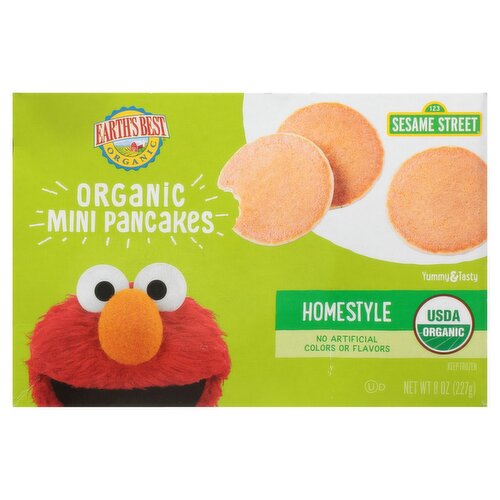 Earth's Best Organic Homestyle Mini Pancakes, 8 oz