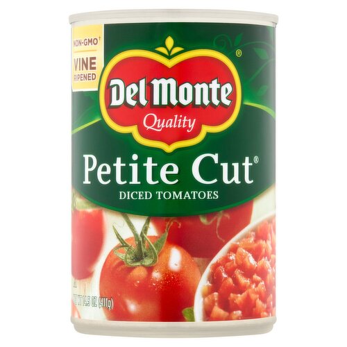 Del Monte Quality Petite Cut Diced Tomatoes, 14.5 oz
