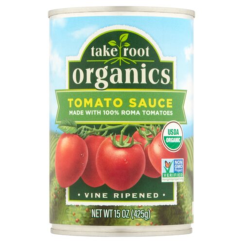 Take Root Organics Tomato Sauce, 15 oz