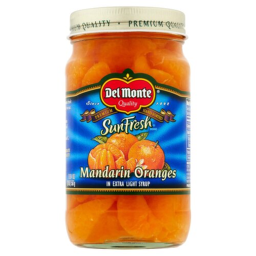 Del Monte SunFresh Mandarin Oranges in Extra Light Syrup, 1 lb 4 oz