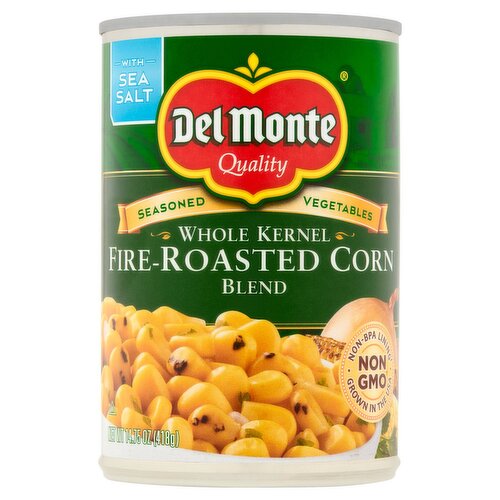 Del Monte Whole Kernel Fire-Roasted Corn Blend, 14.75 oz