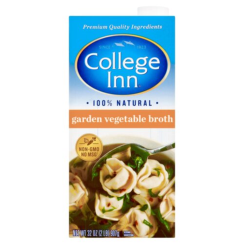 College Inn 100% Natural Garden Vegetable Broth, 32 oz