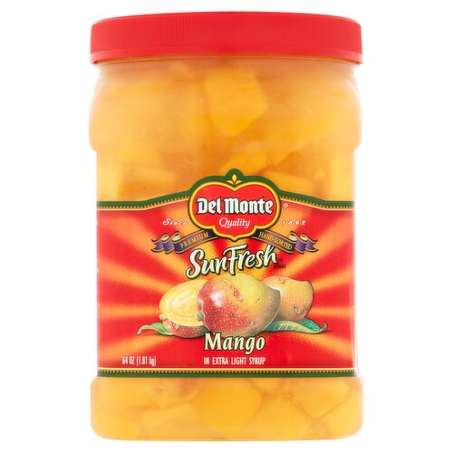 Del Monte SunFresh Mango in Extra Light Syrup, 64 oz