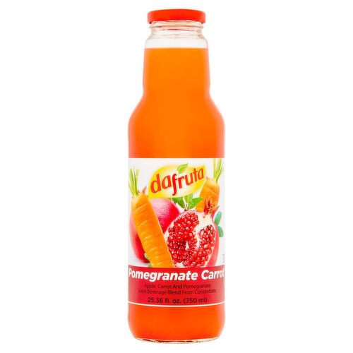 Dafruta Apple, Carrot and Pomegranate Juice Beverage Blend, 25.36 fl oz