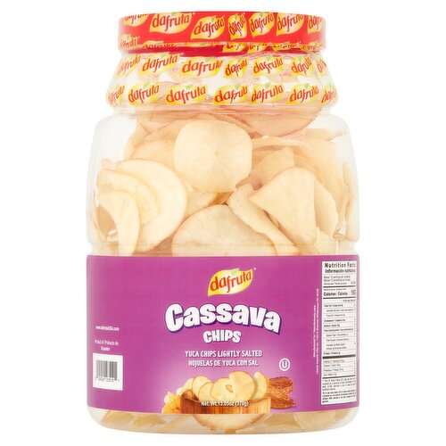 Dafruta Yuca lightly Salted Cassava Chips, 13.05 oz