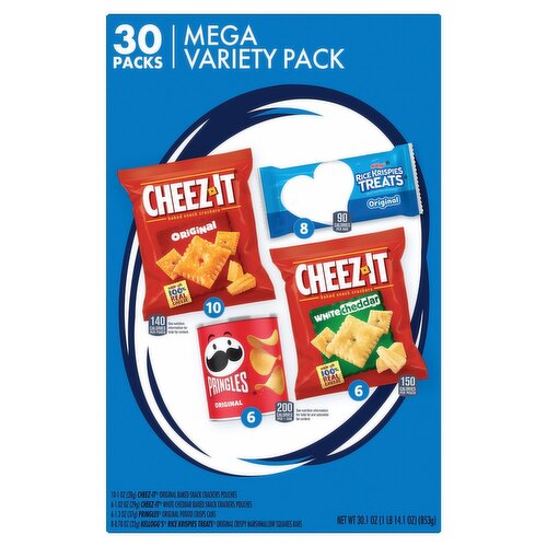 Kellogg's Snacks Mega Variety Pack, 30 count, 30.1 oz