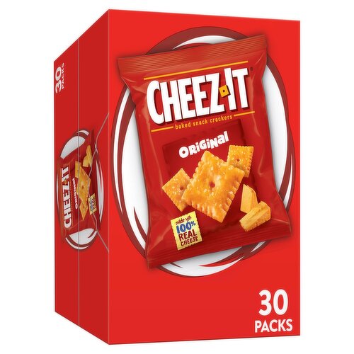 Cheez-It Original Baked Snack Crackers, 1 oz, 30 count