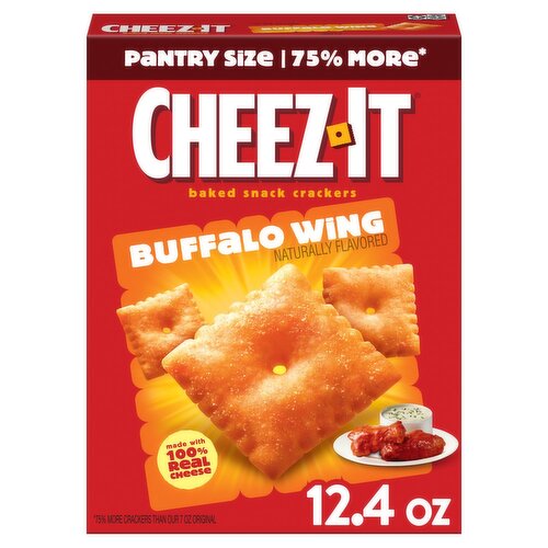 Cheez-It Buffalo Wing Baked Snack Crackers Pantry Size, 12.4 oz