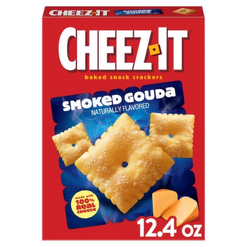Cheez-It Smoked Gouda Baked Snack Crackers, 12.4 oz