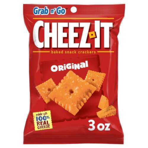 Cheez-It Grab 'n Go Original Cheese Crackers, 3 oz