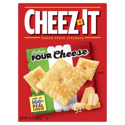 Cheez-It Italian Four Cheese Baked Snack Crackers, 12.4 oz