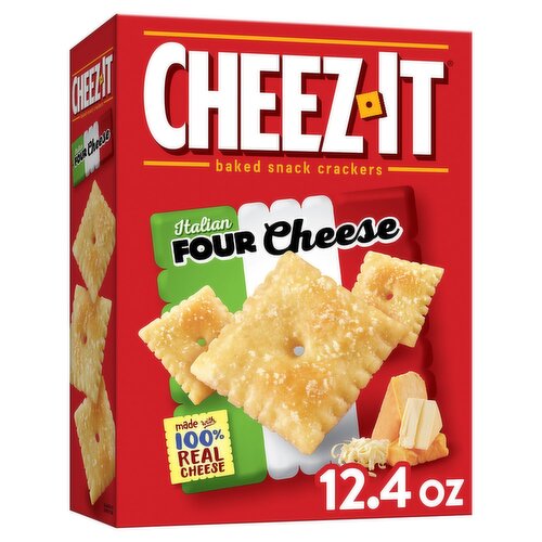 Cheez-It Italian Four Cheese Baked Snack Crackers, 12.4 oz