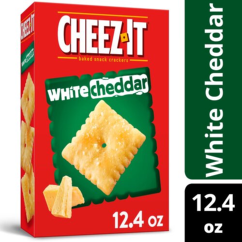 Cheez-It White Cheddar Baked Snack Crackers, 12.4 oz