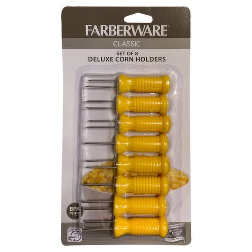 Farberware Classic Deluxe Corn Holders, 8 count