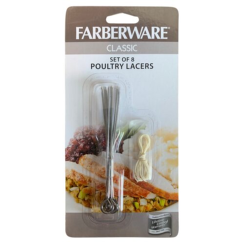 Farberware Classic Poultry Lacers, 8 count