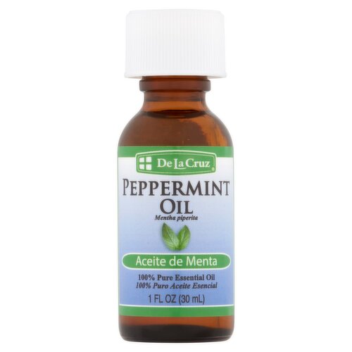 De La Cruz Peppermint Oil, 1 fl oz