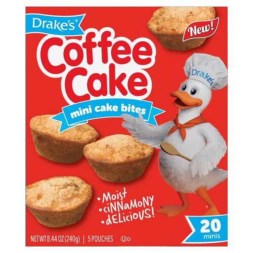 Drake's Coffee Mini Cake Bites, 5 count, 8.44 oz