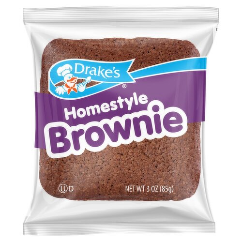 Drake's Homestyle Brownie, 3 oz