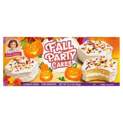 Little Debbie Fall Party Snack Cakes, 10 count, 12.75 oz