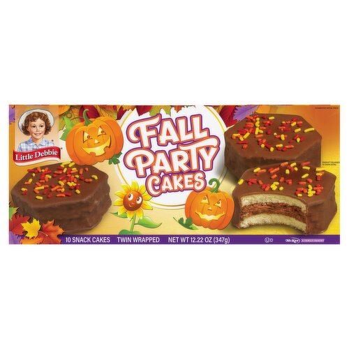 Little Debbie Fall Party Snack Cakes, 10 count, 12.22 oz