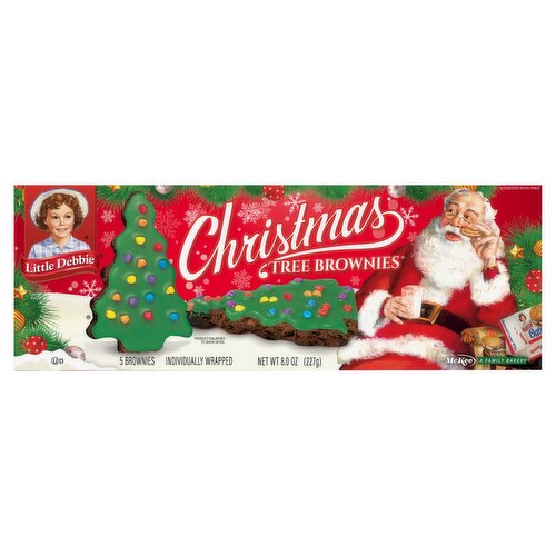 McKee Little Debbie Christmas Tree Brownies, 5 count, 8 oz