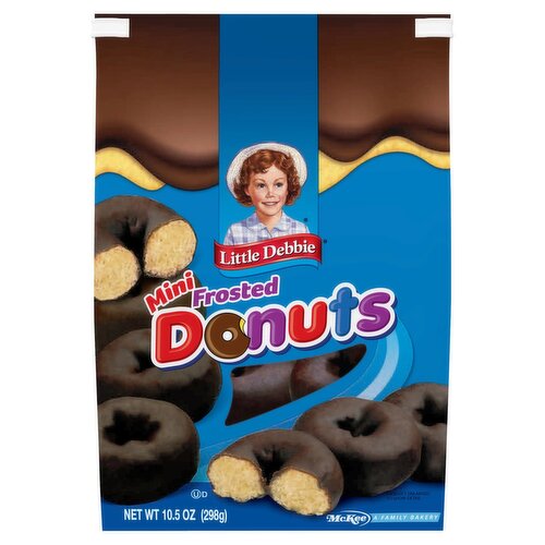 McKee Little Debbie Frosted Mini Donuts, 10.5 oz