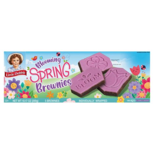 Little Debbie Blooming Spring Brownies, 5 count, 10.17 oz