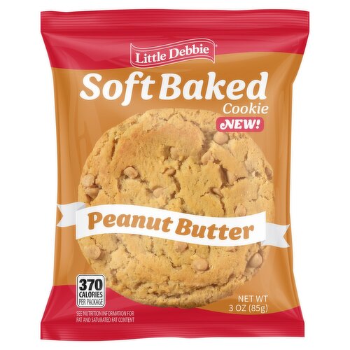 Little Debbie Peanut Butter Soft Baked Cookie, 3 oz