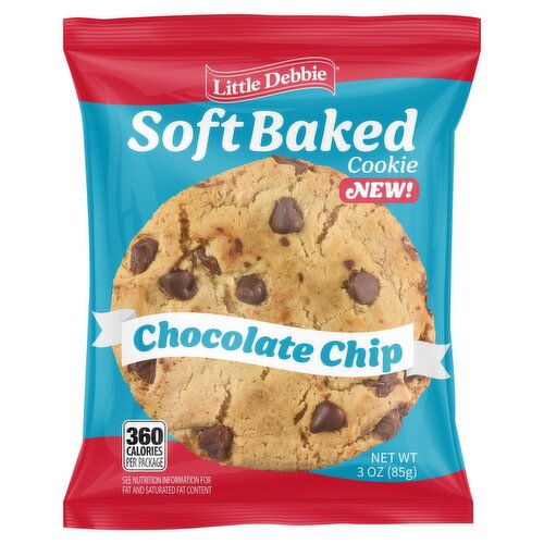 Little Debbie Chocolate Chip Soft Baked Cookie, 3 oz