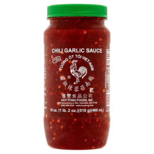 Huy Fong Foods Chili Garlic Sauce, 18 oz