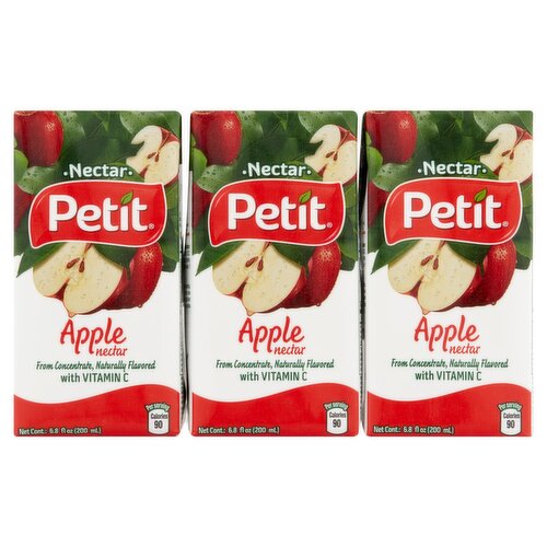 Petit Apple Nectar, 6.8 fl oz, 3 count