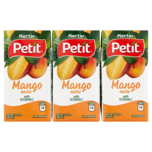 Petit Mango Nectar, 6.8 fl oz, 3 count