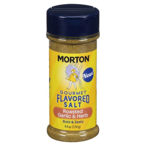 Morton Roasted Garlic & Herb Gourmet Flavored Salt, 4.4 oz