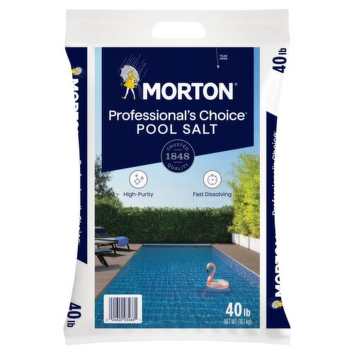 Morton Professional's Choice Pool Salt, 40 lb